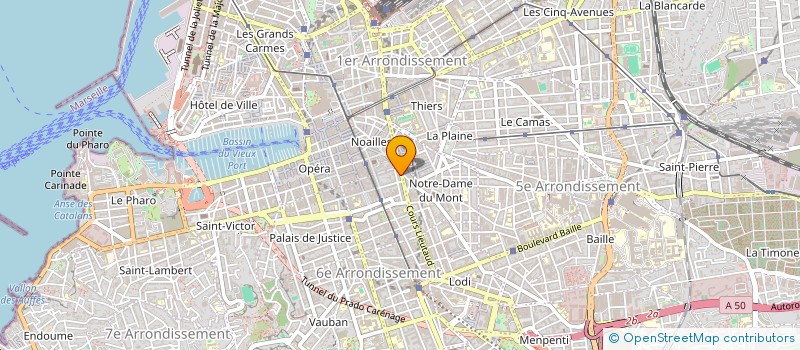 localisation de l'entreprise MONSIEUR BASTIEN SERIN à MARSEILLE