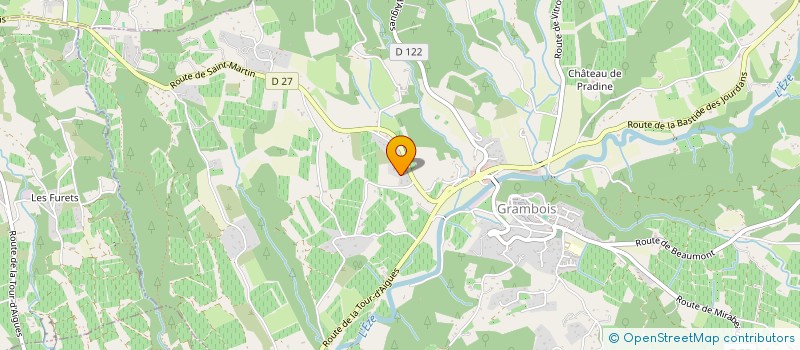 localisation de l'entreprise MONSIEUR BASTIEN SIMON  GRAMBOIS