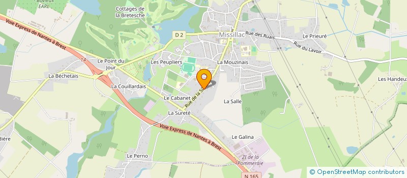localisation de l'entreprise MONSIEUR BASTIEN SOUCHE à MISSILLAC