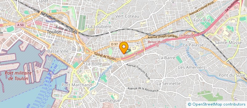 localisation de l'entreprise MONSIEUR BASTIEN STRIPPOLI  TOULON