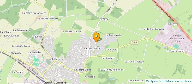localisation de l'entreprise MONSIEUR BASTIEN TAILLANDIER à SAINT-ETIENNE-DE-MONTLUC