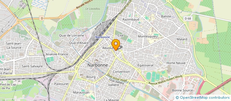 localisation de l'entreprise MONSIEUR BASTIEN TANKERE  GRUISSAN