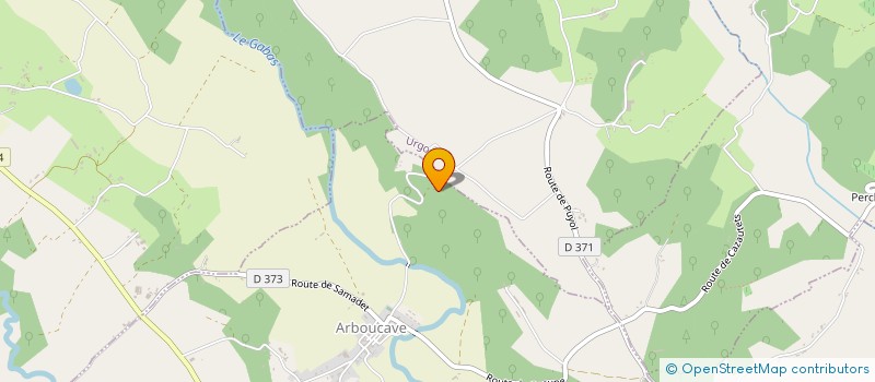 localisation de l'entreprise MONSIEUR BASTIEN TASTET  ARBOUCAVE