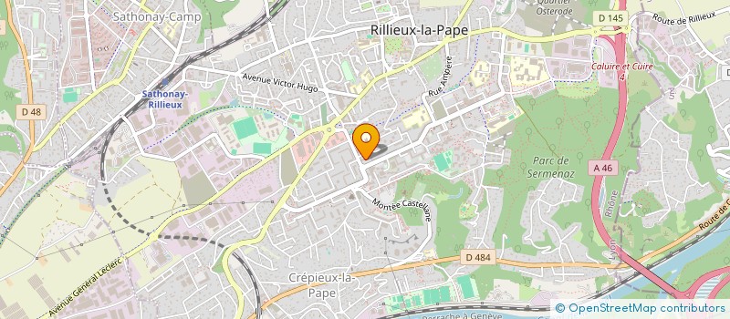 localisation de l'entreprise MONSIEUR BASTIEN TCHA  RILLIEUX-LA-PAPE