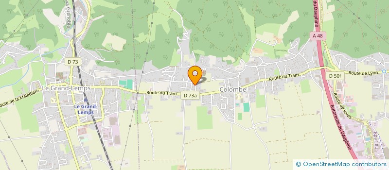 localisation de l'entreprise MONSIEUR BASTIEN TEIXEIRA  COLOMBE