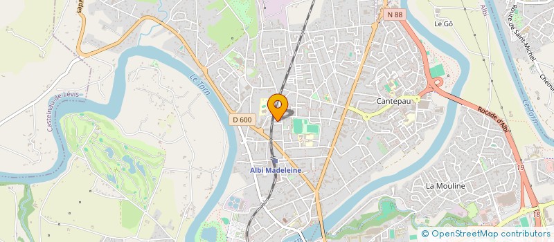 localisation de l'entreprise MONSIEUR BASTIEN THIBAULT à ALBI