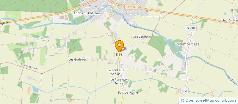 localisation de l'entreprise MONSIEUR BASTIEN THILLOU  VILLEMOUTIERS