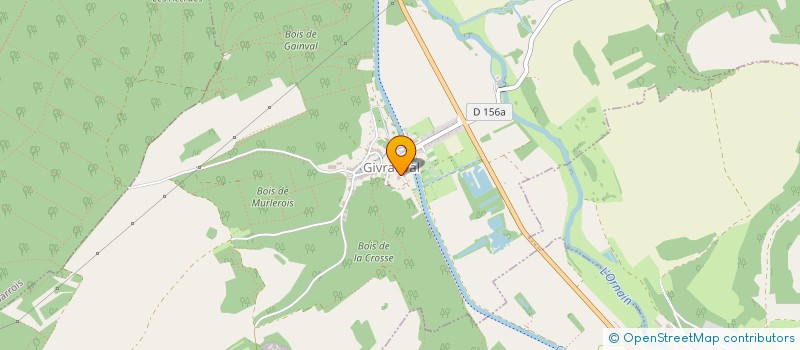 localisation de l'entreprise MONSIEUR BASTIEN THIRIOT  GIVRAUVAL