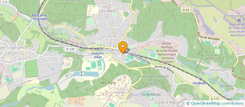 localisation de l'entreprise MONSIEUR BASTIEN THUILLOT à JOUY-EN-JOSAS