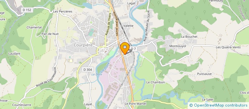 localisation de l'entreprise MONSIEUR BASTIEN TOUBHANS à ARCONSAT