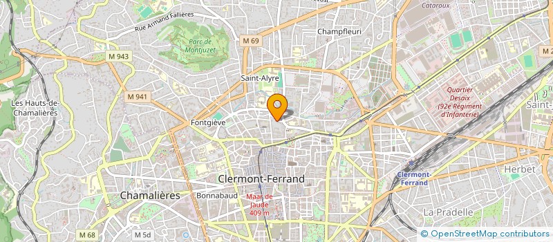 localisation de l'entreprise MONSIEUR BASTIEN TOURETTE  CLERMONT-FERRAND