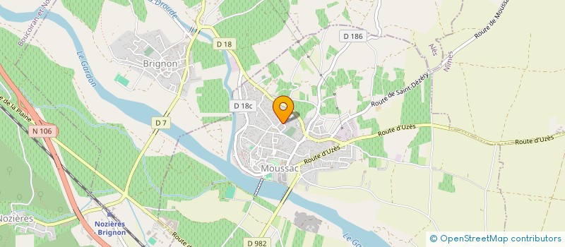 localisation de l'entreprise MONSIEUR BASTIEN TOURTON  MOUSSAC