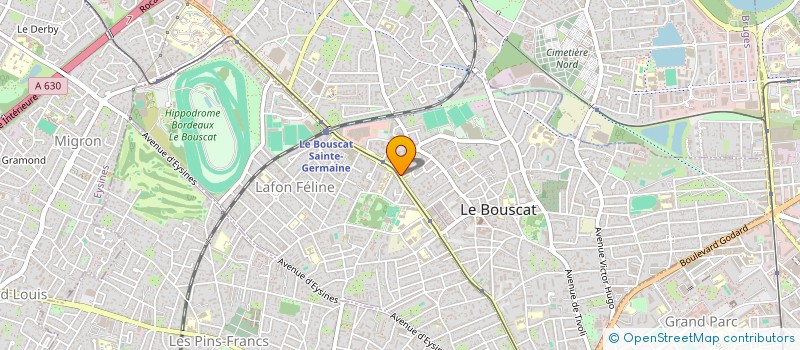 localisation de l'entreprise MONSIEUR BASTIEN TRAILLE  LE BOUSCAT