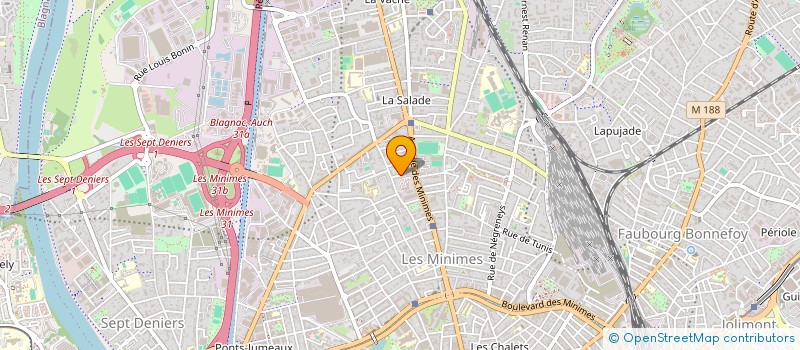 localisation de l'entreprise MONSIEUR BASTIEN TREILLE à TOULOUSE