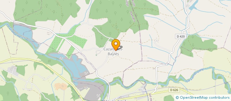 localisation de l'entreprise MONSIEUR BASTIEN TRINDADE à CAZALS-DES-BAYLES
