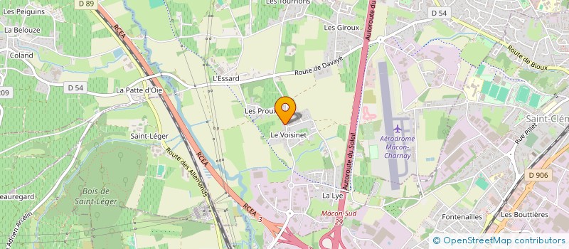 localisation de l'entreprise MONSIEUR BASTIEN TRIPOZ  CHARNAY-LES-MACON