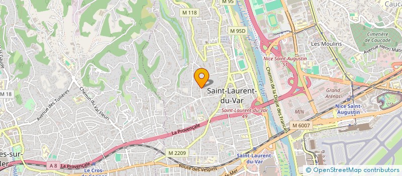 localisation de l'entreprise MONSIEUR BASTIEN TROTIN à SAINT-LAURENT-DU-VAR