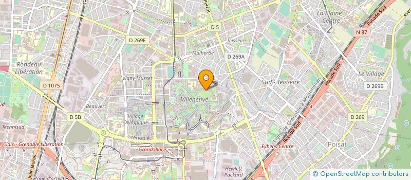 localisation de l'entreprise MONSIEUR BASTIEN VALLA  GRENOBLE