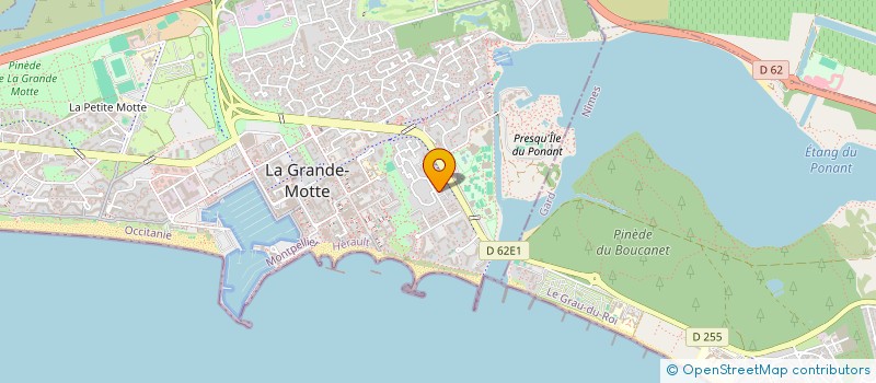 localisation de l'entreprise MONSIEUR BASTIEN VALLET  LA GRANDE-MOTTE