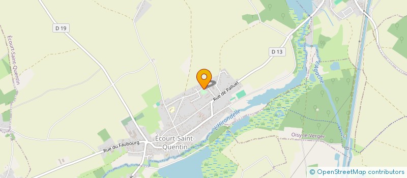 localisation de l'entreprise MONSIEUR BASTIEN VANDEKERKHOVE  ECOURT-SAINT-QUENTIN