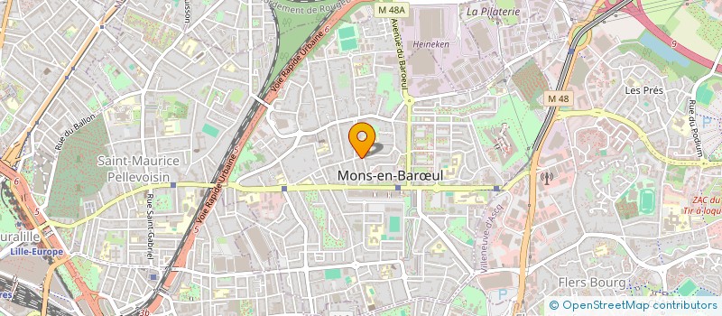 localisation de l'entreprise MONSIEUR BASTIEN VANHOUTTE  MONS-EN-BARUL