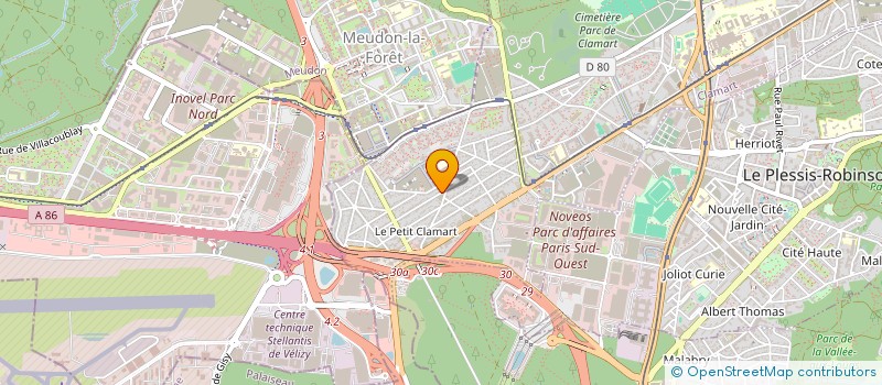 localisation de l'entreprise MONSIEUR BASTIEN VANOLI à CLAMART