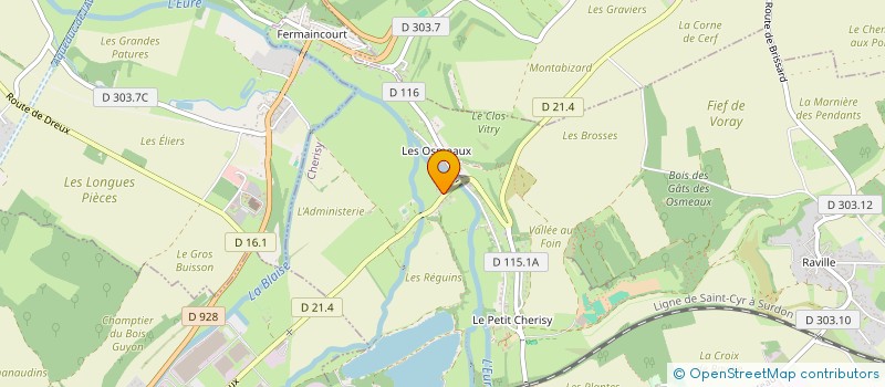 localisation de l'entreprise MONSIEUR BASTIEN VERGER à CHERISY