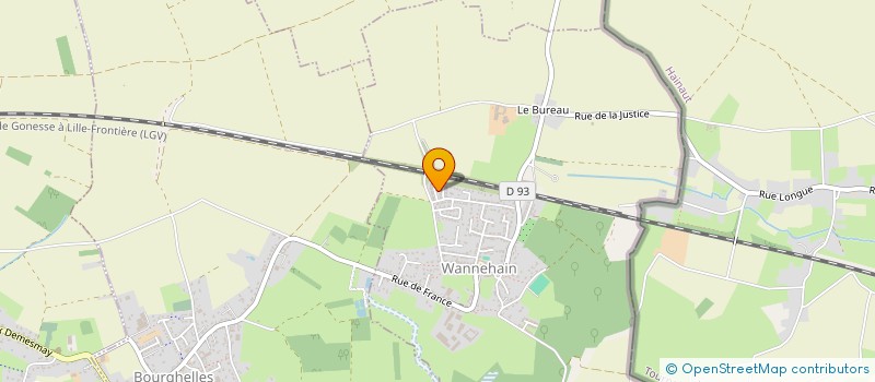 localisation de l'entreprise MONSIEUR BASTIEN VERVLIET  WANNEHAIN