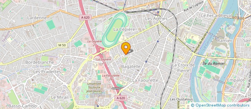localisation de l'entreprise MONSIEUR BASTIEN VIAU à TOULOUSE