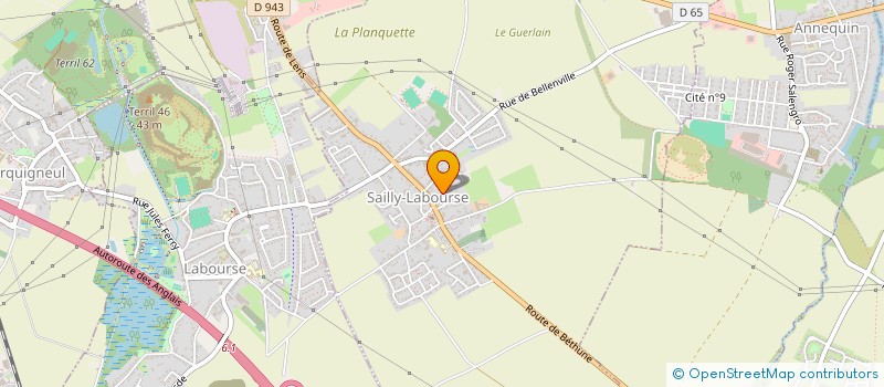 localisation de l'entreprise MONSIEUR BASTIEN VICHERY  SAILLY-LABOURSE