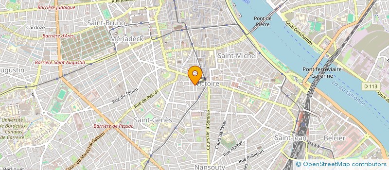 localisation de l'entreprise MONSIEUR BASTIEN VILLENAVE  BORDEAUX