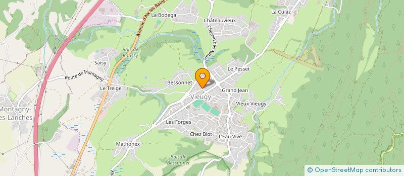 localisation de l'entreprise MONSIEUR BASTIEN VINCENT  ANNECY