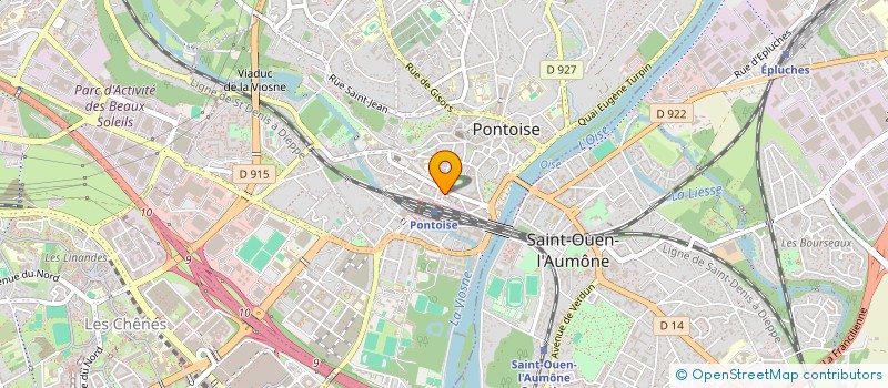 localisation de l'entreprise MONSIEUR BASTIEN VOLLAIRE  PONTOISE