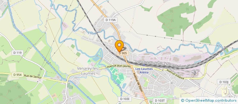 localisation de l'entreprise MONSIEUR BASTIEN YORG  POUILLENAY