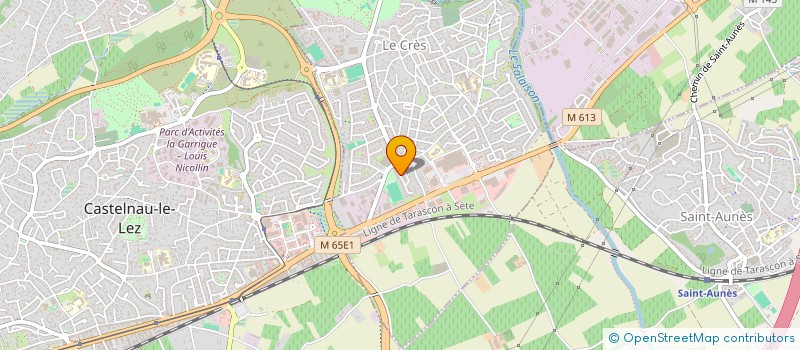 localisation de l'entreprise MONSIEUR BASTINE CALMES  LE CRES