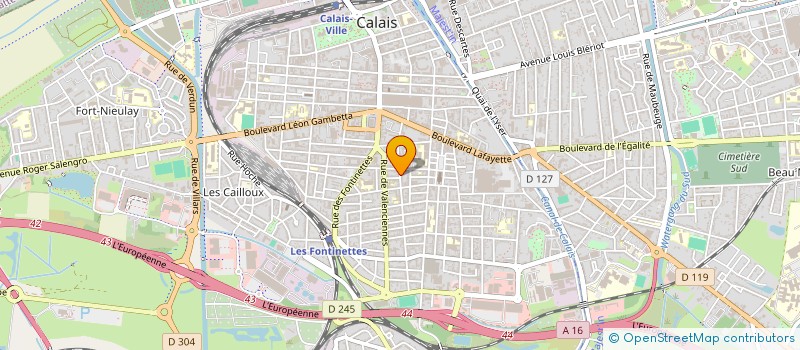 localisation de l'entreprise MONSIEUR BATHISTE CACHINHO  CALAIS