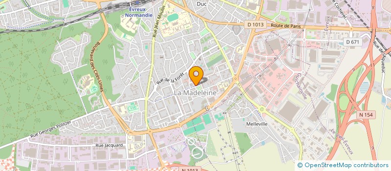 localisation de l'entreprise MONSIEUR BATIKANE GOMIS  EVREUX