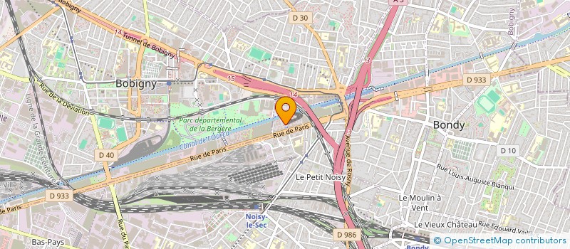 localisation de l'entreprise MONSIEUR BATISTA HARUN MAHMMED OMAR  NOISY-LE-SEC