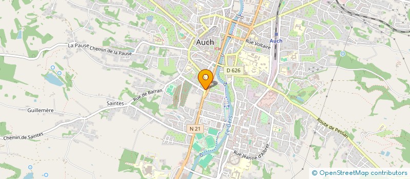 localisation de l'entreprise MONSIEUR BATISTE AUGEREAU  AUCH