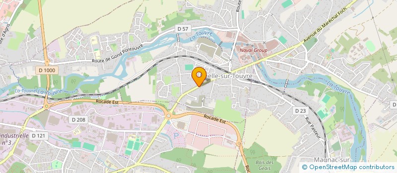 localisation de l'entreprise MONSIEUR BATISTE MARQUET  RUELLE-SUR-TOUVRE