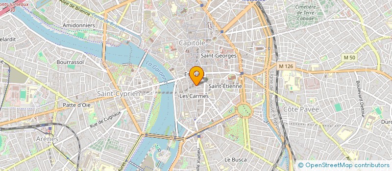 localisation de l'entreprise MONSIEUR BATISTE MULETTA  TOULOUSE