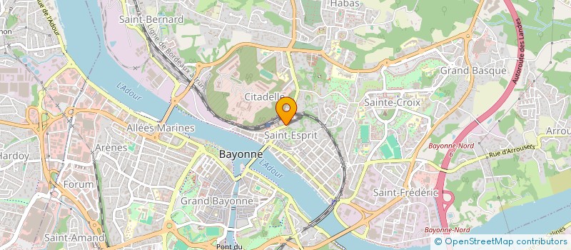 localisation de l'entreprise MONSIEUR BATISTE NEVEU  BAYONNE