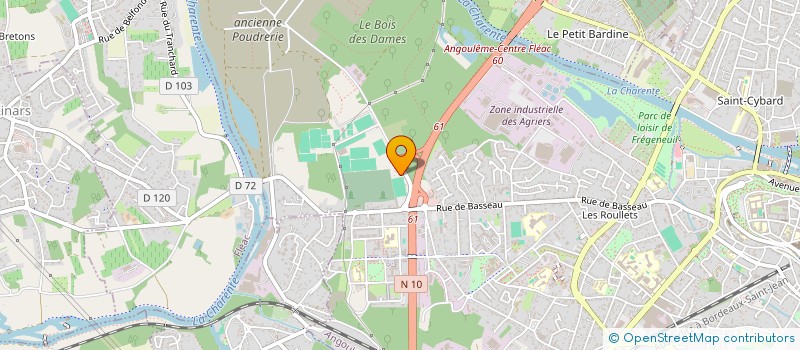 localisation de l'entreprise MONSIEUR BATISTE TEIXEIRA à ANGOULEME