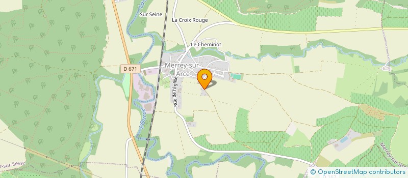 localisation de l'entreprise MONSIEUR BATISTE WYTYNCK à MERREY-SUR-ARCE