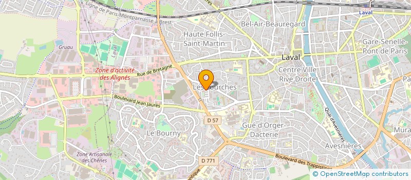 localisation de l'entreprise MONSIEUR BATORA KEITA  LAVAL