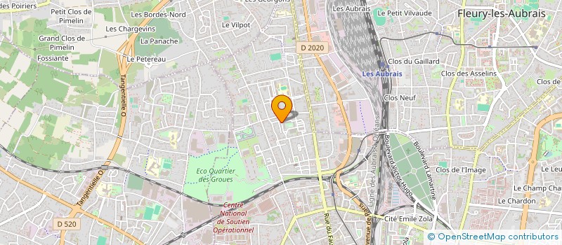 localisation de l'entreprise MONSIEUR BATOURA SYLLA à ORLEANS