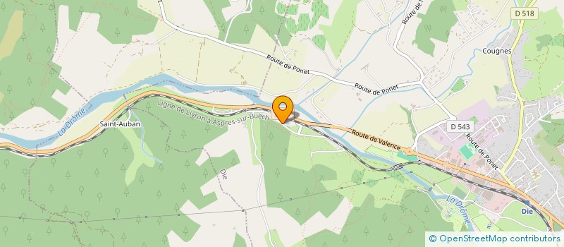 localisation de l'entreprise MONSIEUR BATT COFFEY  DIE