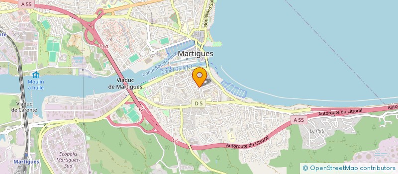 localisation de l'entreprise MONSIEUR BATTAL YALCIN à MARTIGUES