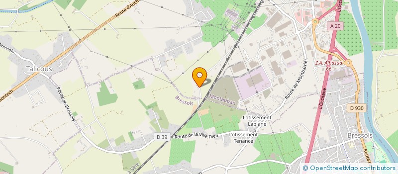 localisation de l'entreprise MONSIEUR BATTISTA GARESIO à MONTAUBAN