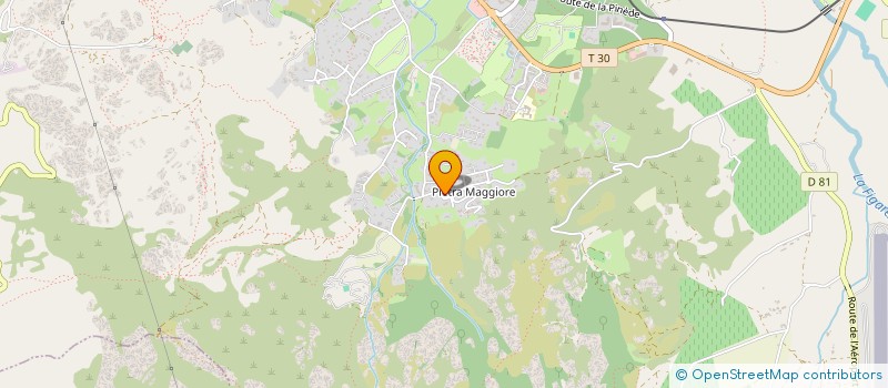localisation de l'entreprise MONSIEUR BATTISTE FAUJANET à CALVI